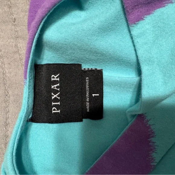 Pixar x Torrid Monsters Inc. Sulley Polka Dot Skater Dress – Blue/Purple, Size 1 - Picture 7 of 8